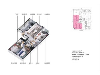 Appartement luxueux à Temara à 5 minutes de train
