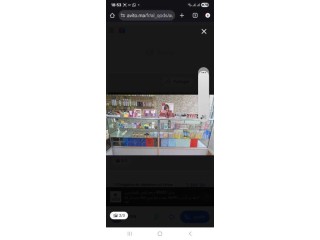3Comptoires et porte aliminum vitrés