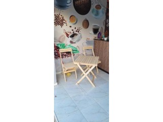 Table et 2 chaises