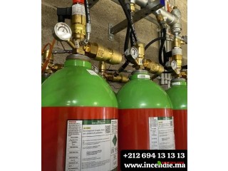 Oujda extinction automatique à gaz Novec CO2 FM200 et argogene