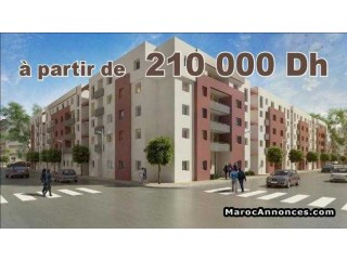 Appartements à vendre à 210000 dh sidi rahal