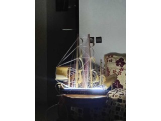 Bateau decoratif lumineux