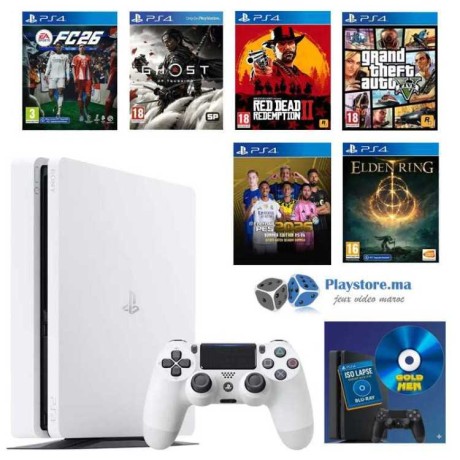 playstation-4-slim-500go-blanche-flashee-occasion-big-0