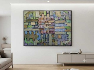 Muraille sur toile