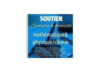 Cours de soutien scolaire en maths et pc à domicil