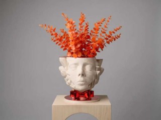 ORÉA RAAG – Vase visage sculptural