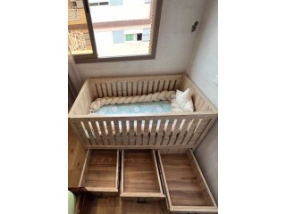 Lit bÉbÉ premium bois